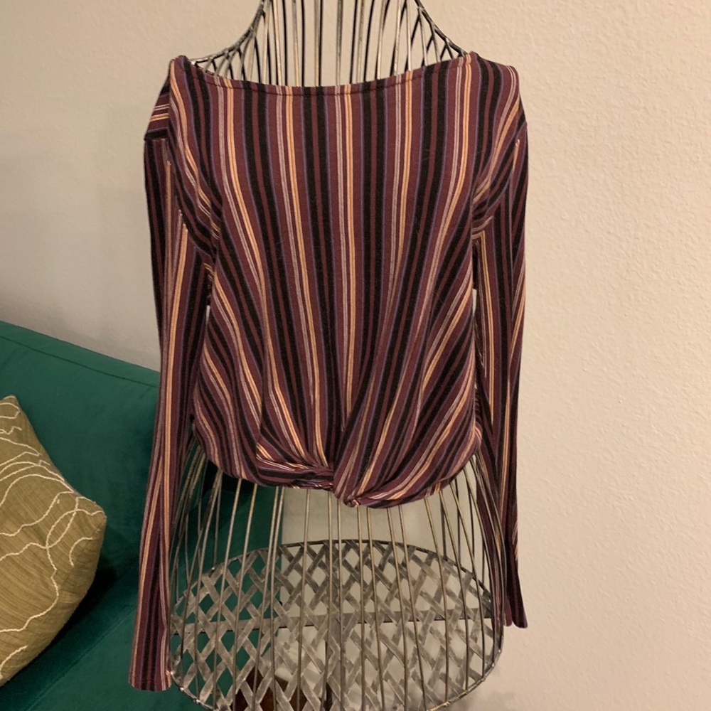Striped crop top by Hiatus